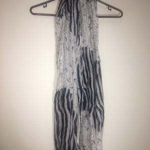 Infinity anchor scarf